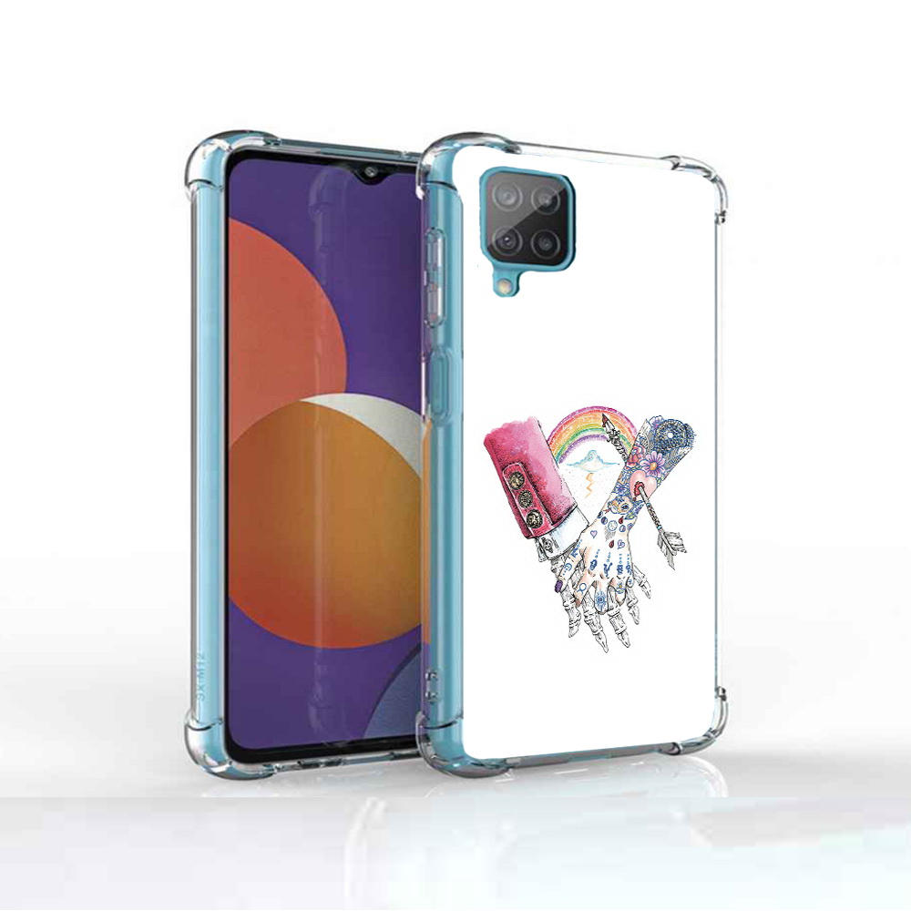 

Чехол MyPads Tocco для Samsung Galaxy M12 абстракция руки в татуировках (PT226930.536.212), Прозрачный, Tocco