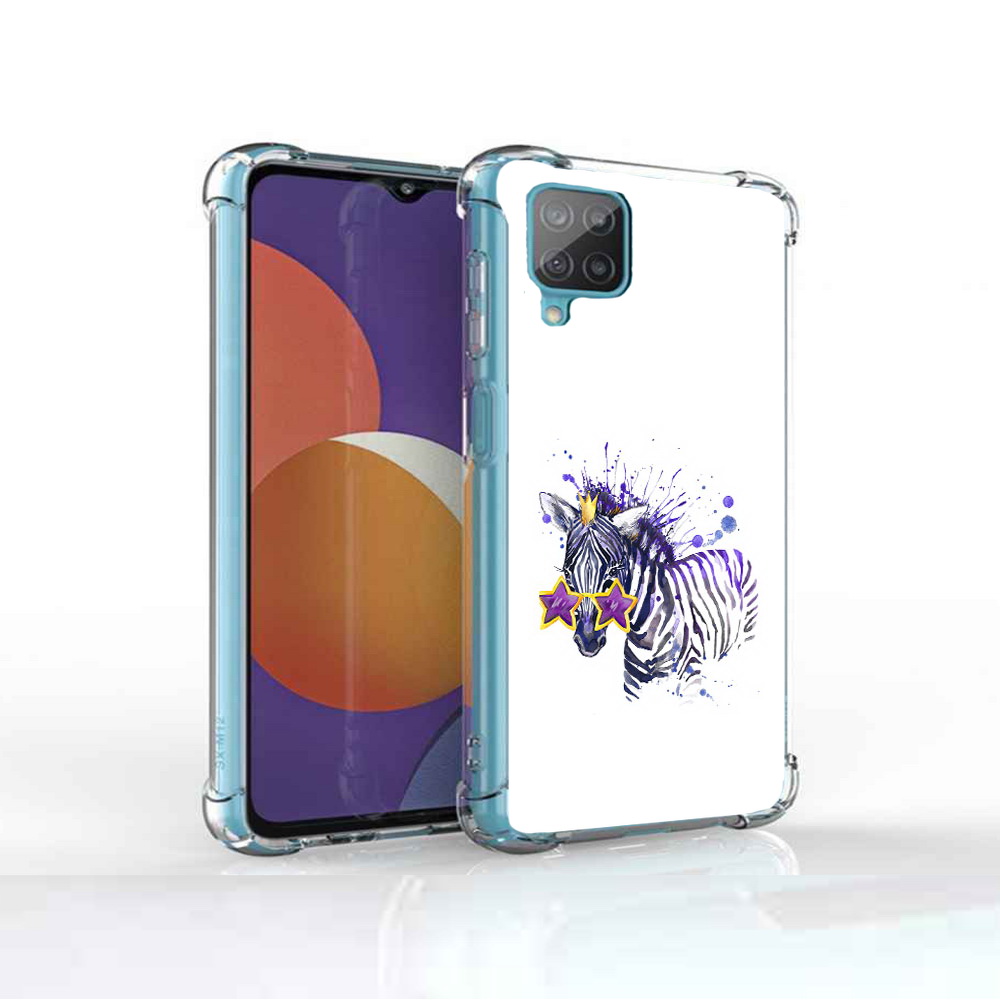 

Чехол MyPads Tocco для Samsung Galaxy M12 акварельная зебра (PT226930.536.215), Прозрачный, Tocco