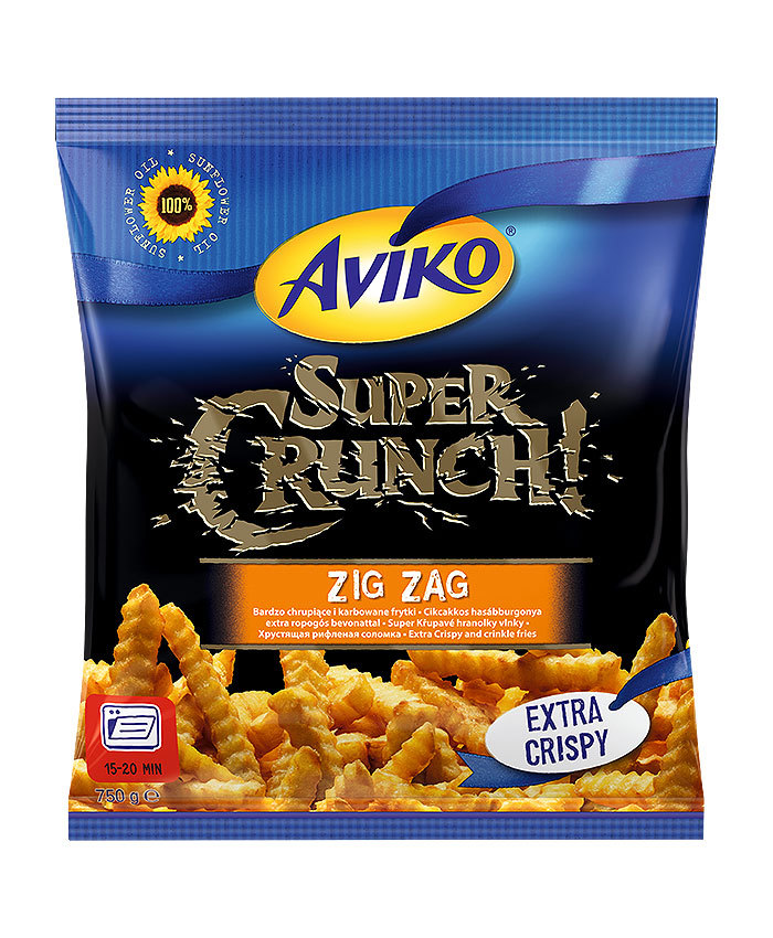 фото Картофель aviko super crunch zig zag соломка рифленая 750 г