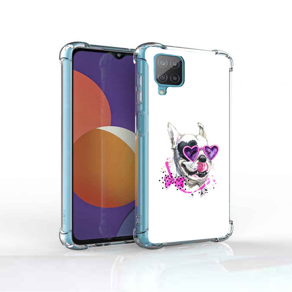 

Чехол MyPads Tocco для Samsung Galaxy M12 акварельный пёс (PT226930.536.218), Прозрачный, Tocco