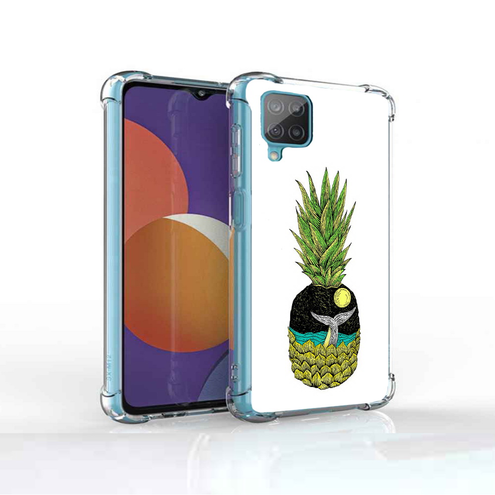 

Чехол MyPads Tocco для Samsung Galaxy M12 ананас с китом (PT226930.536.220), Прозрачный, Tocco