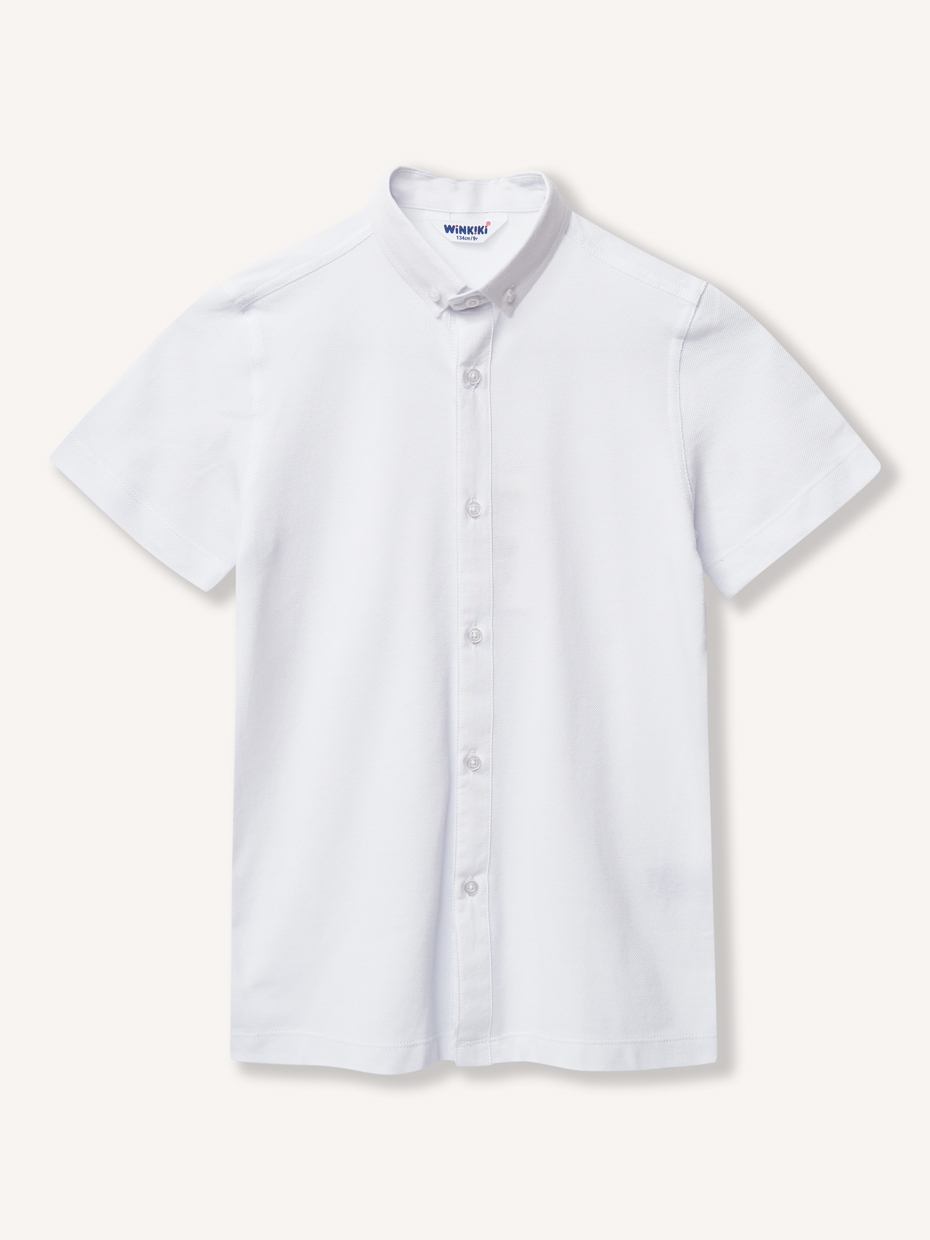 Рубашка детская Winkiki WSB232182, белый, 122