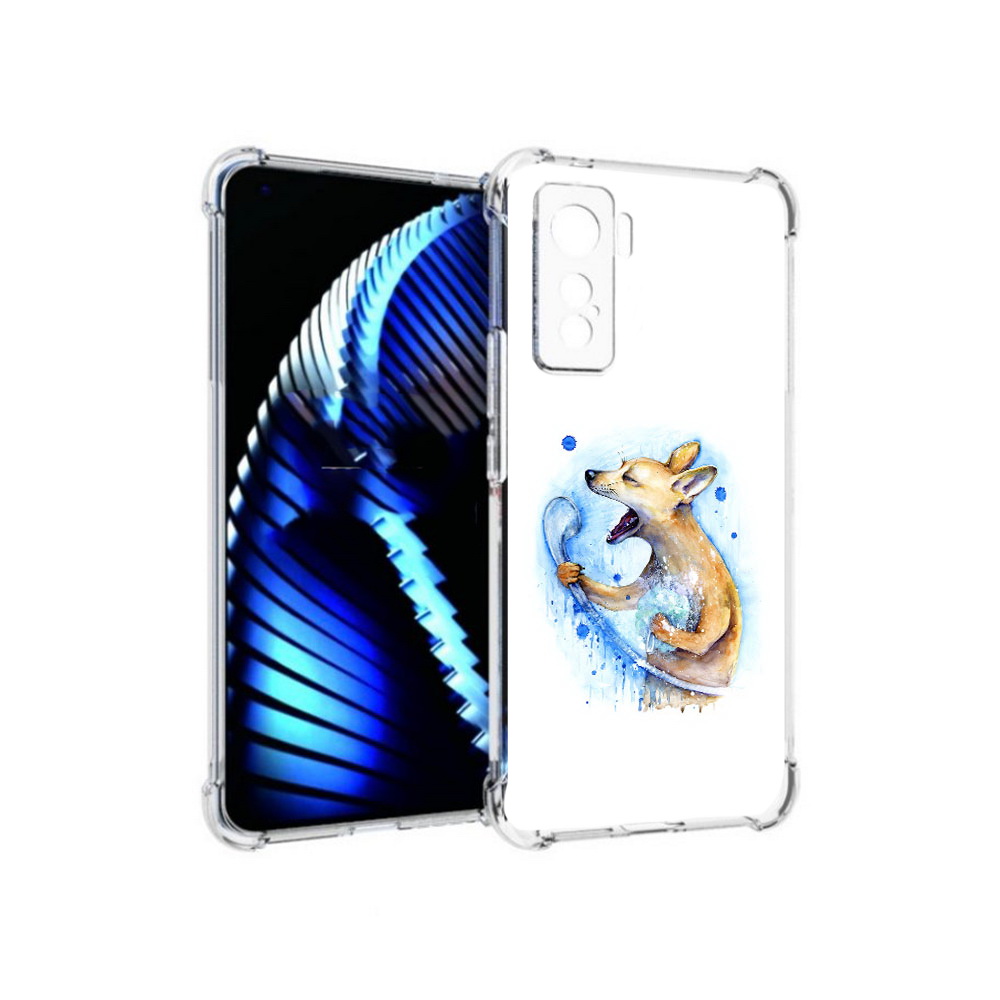

Чехол MyPads Tocco для Vivo iQOO 5 пение в душе, Прозрачный, Tocco