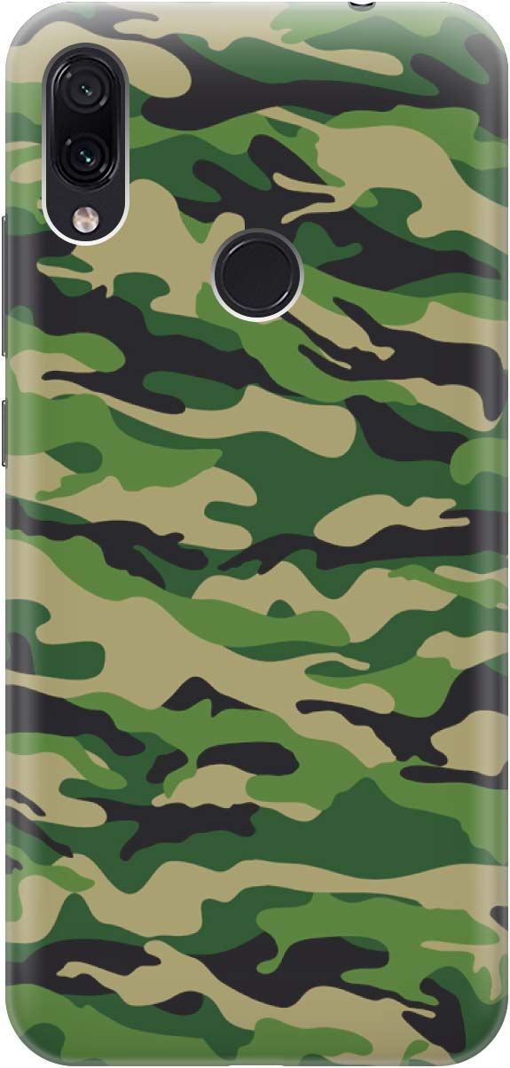 

Чехол на Xiaomi Redmi Note 7 "Месяц над розовыми горами", Розовый;черный, 450
