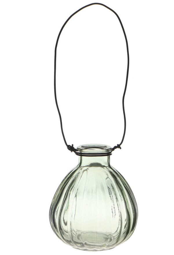 

Ваза Hakbijl Glass Bottle Pattern зеленая 10 х 10 х 18 см
