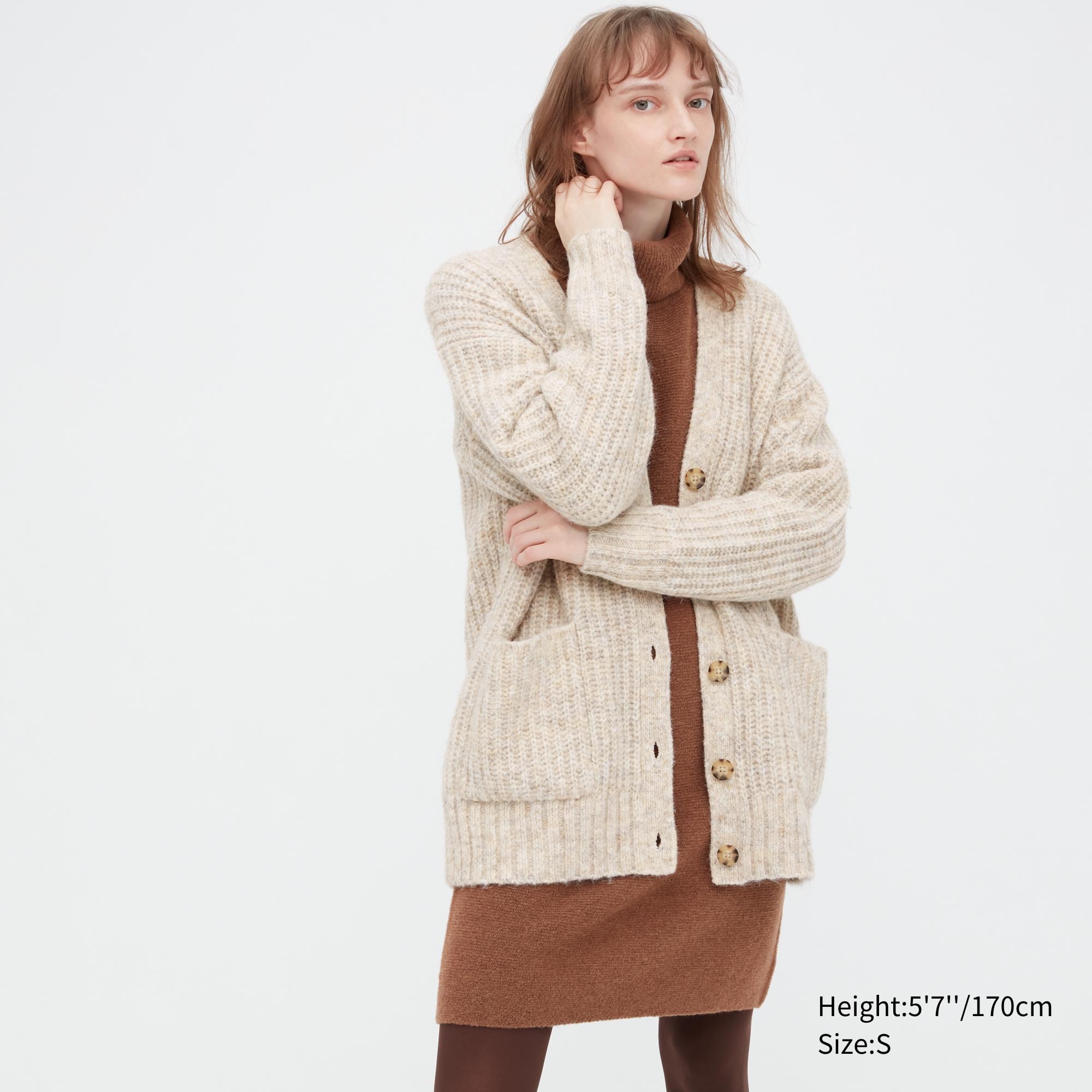 

Кардиган женский UNIQLO 450633COL30 бежевый S (доставка из-за рубежа), 450633COL30