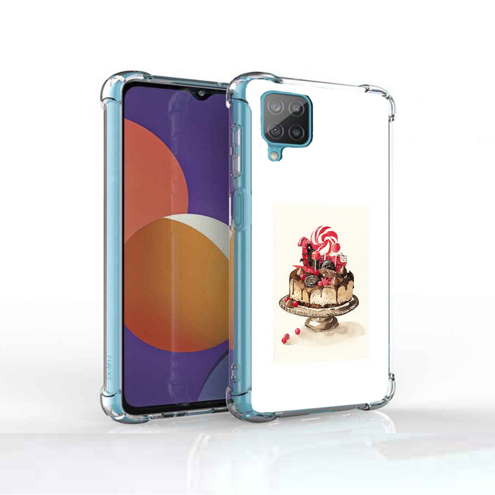 

Чехол MyPads Tocco для Samsung Galaxy M12 вкусный торт (PT226930.536.262), Прозрачный, Tocco