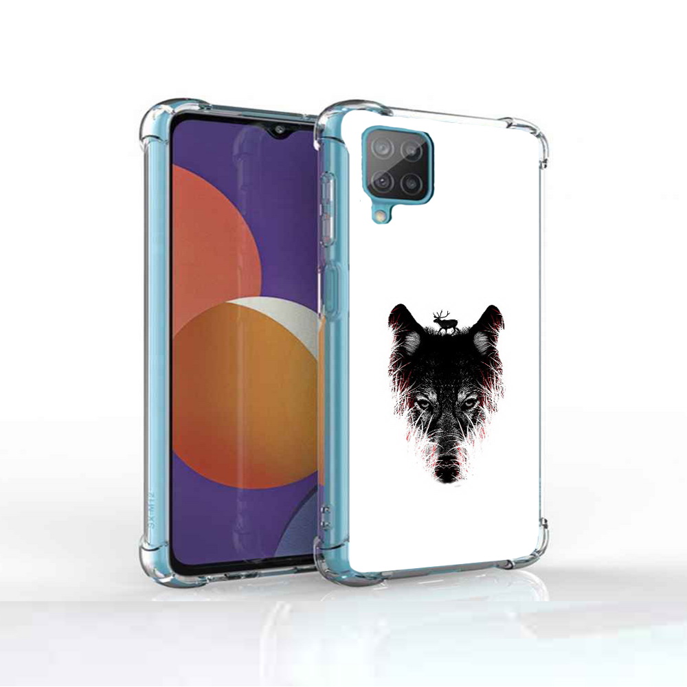 

Чехол MyPads Tocco для Samsung Galaxy M12 волк в траве (PT226930.536.267), Прозрачный, Tocco
