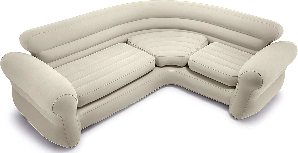 фото Надувной диван intex 257х203х76 см ''corner sofa'' угловой