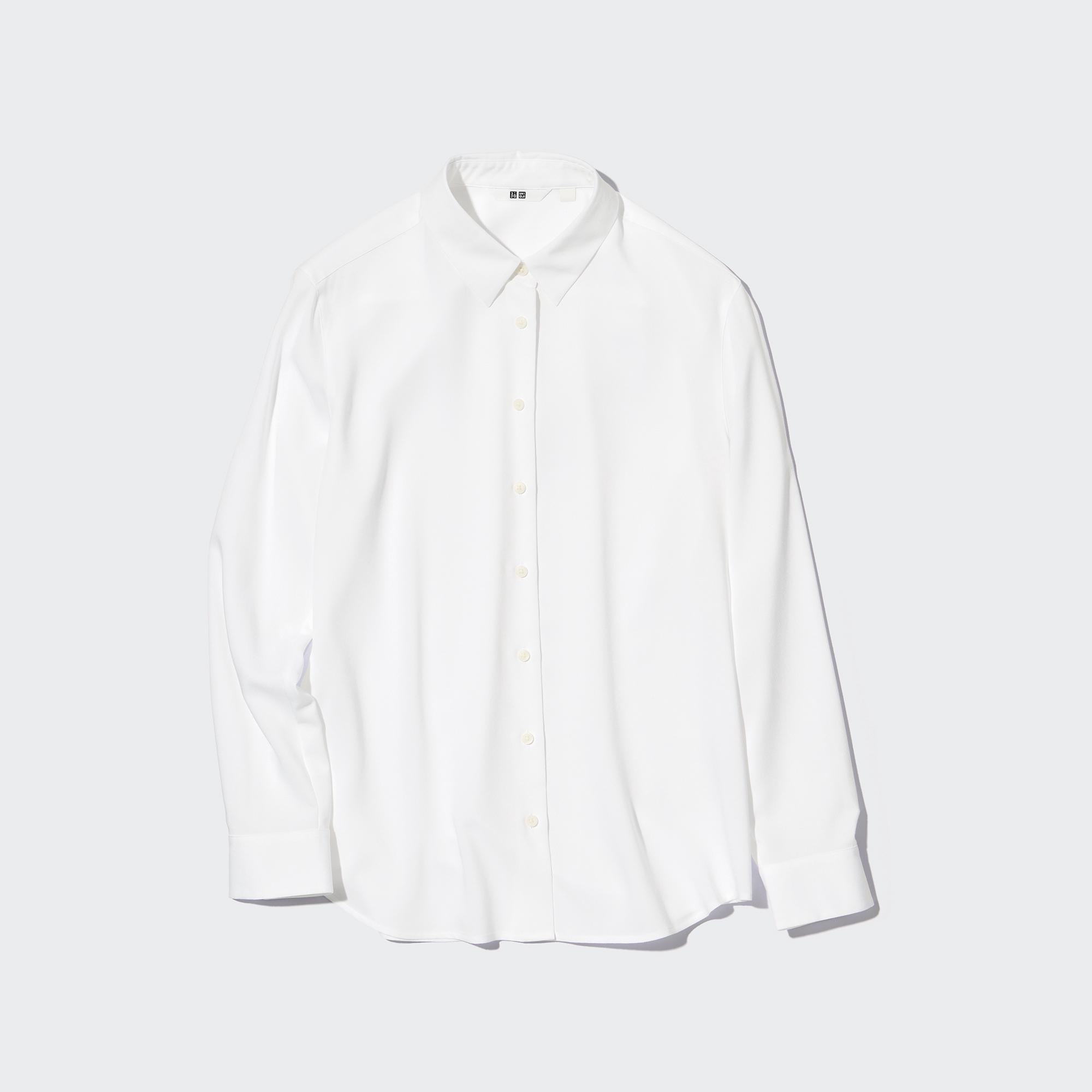 Рубашка женская UNIQLO 451089COL00 белая 2XS (доставка из-за рубежа)