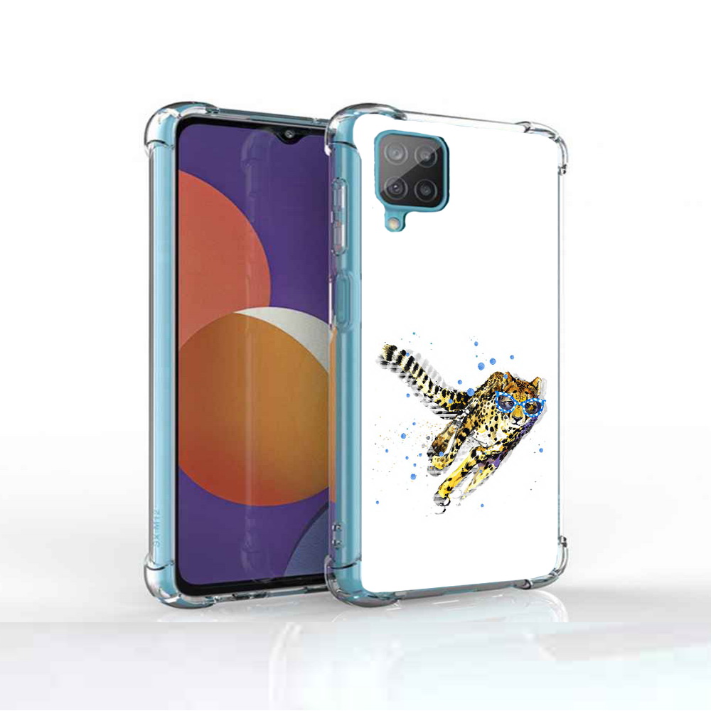 

Чехол MyPads Tocco для Samsung Galaxy M12 гепард в очках (PT226930.536.287), Прозрачный, Tocco