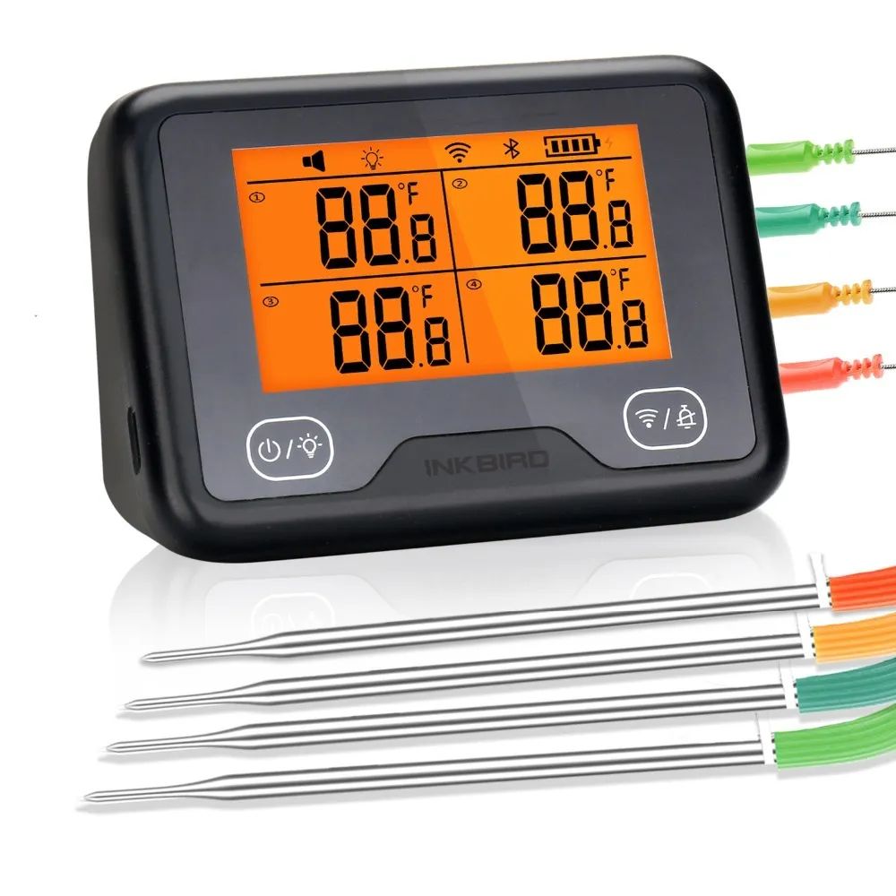 Цифровой кулинарный BBQ термометр с Wi-Fi Prime Grill IBBQ-4BW