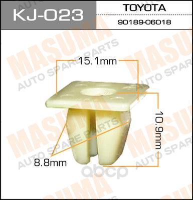 Клипса Автомобильная (Автокрепеж) Masuma арт. KJ023