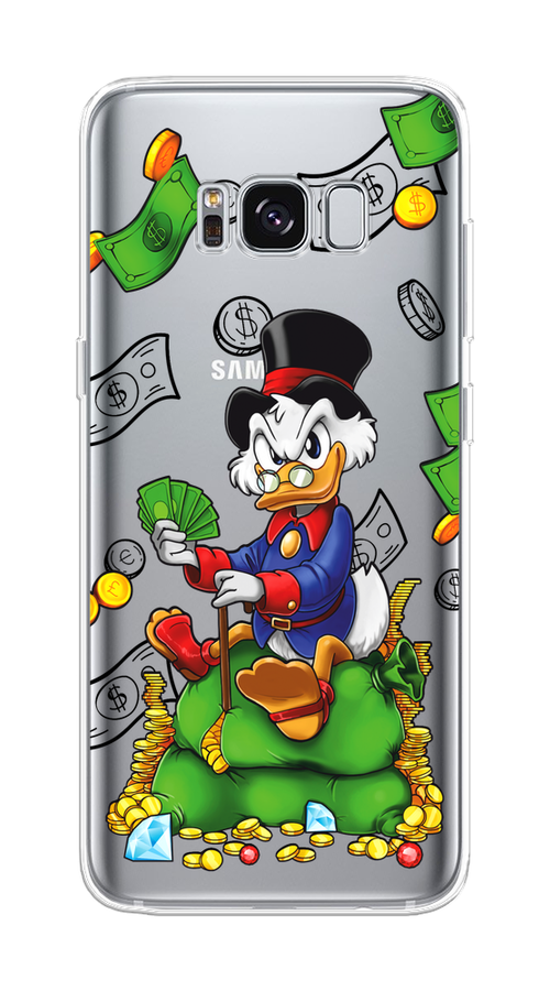 

Чехол на Samsung Galaxy S8 "Scrooge Richness", Черный;синий;зеленый, 24750-1