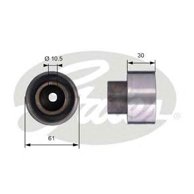 

Gates Ролик Приводного Ремня Fiat Punto 1.7D-Td 93> Uno 1.4D/1.7D <95 Palio 1.7D 97>