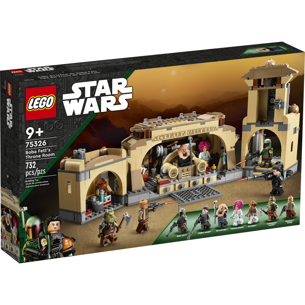 Конструктор LEGO Star Wars Тронный зал Бобы Фетта 75326 конструктор lego star wars диорама тронный зал император 75352