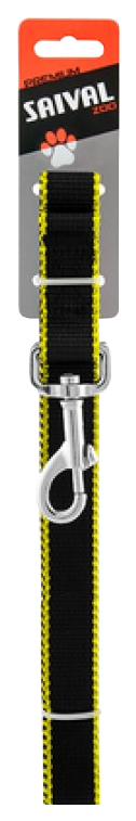 

Поводок для собак Saival Premium Цветной край, 1,5 см x 2 м, желтые края