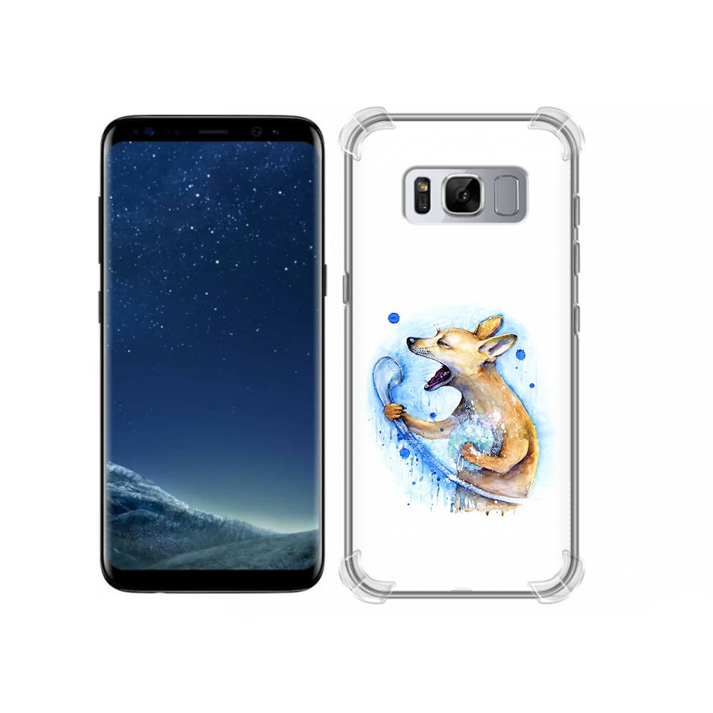 

Чехол MyPads Tocco для Samsung Galaxy S8 пение в душе (PT62300.601.537), Прозрачный, Tocco