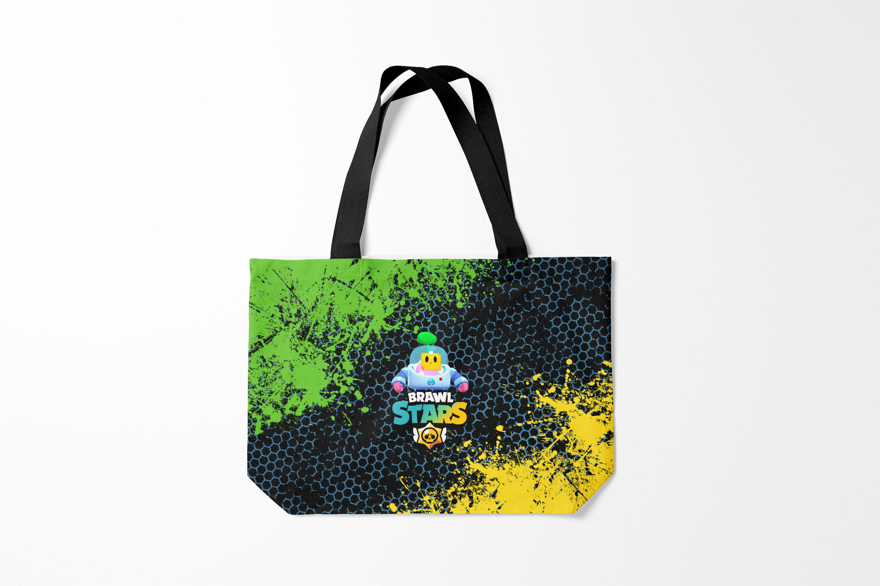 

Сумка шoппер унисекс Burnettie Brawl Stars Sprout, черный, Brawl Stars Sprout