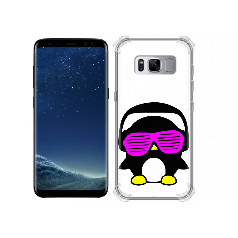 

Чехол MyPads Tocco для Samsung Galaxy S8 пингвин (PT62300.601.541), Прозрачный, Tocco