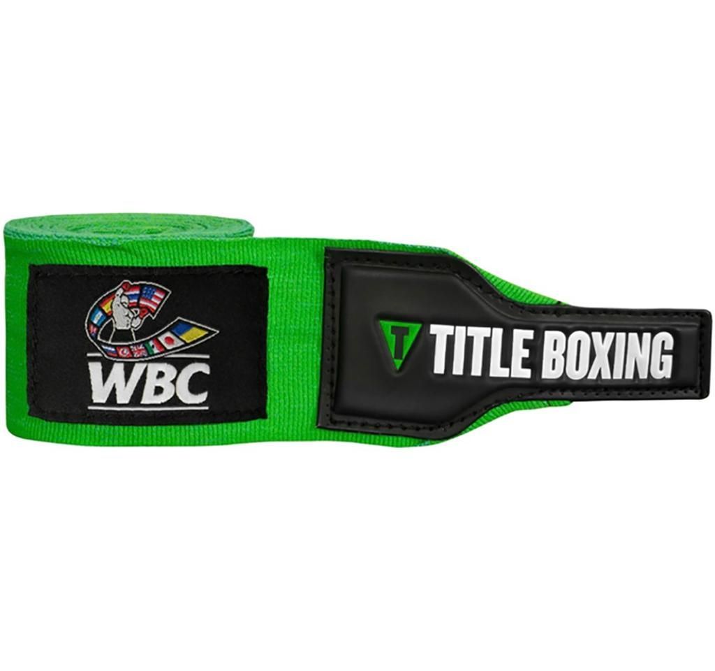 Бинты Title WBC 3.5 метра, Зелёные
