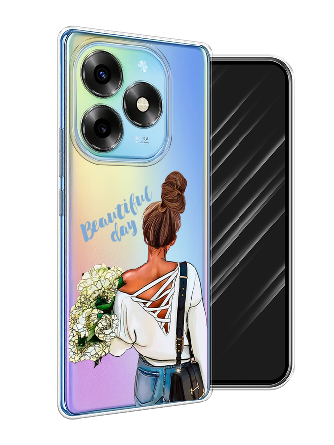 

Чехол Awog на Itel S23+ "Beautiful day vector", Коричневый;белый;зеленый, 3201550-1