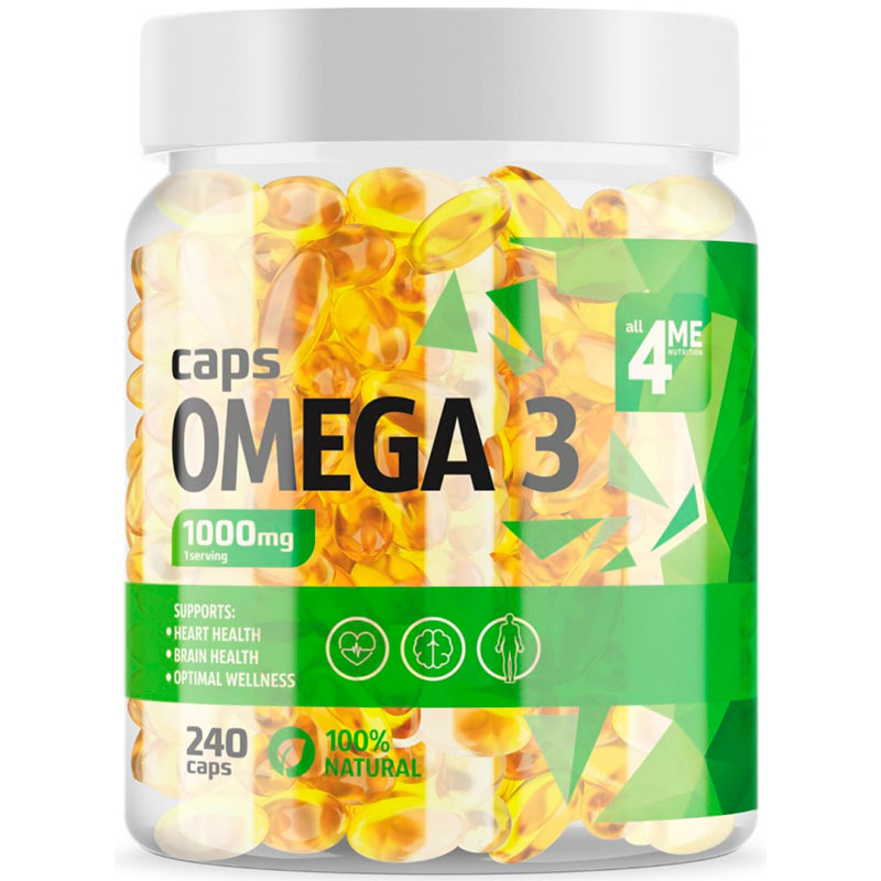 

Омега 3 4Me Nutrition Omega 3 капсулы 1000 мг 240 шт.