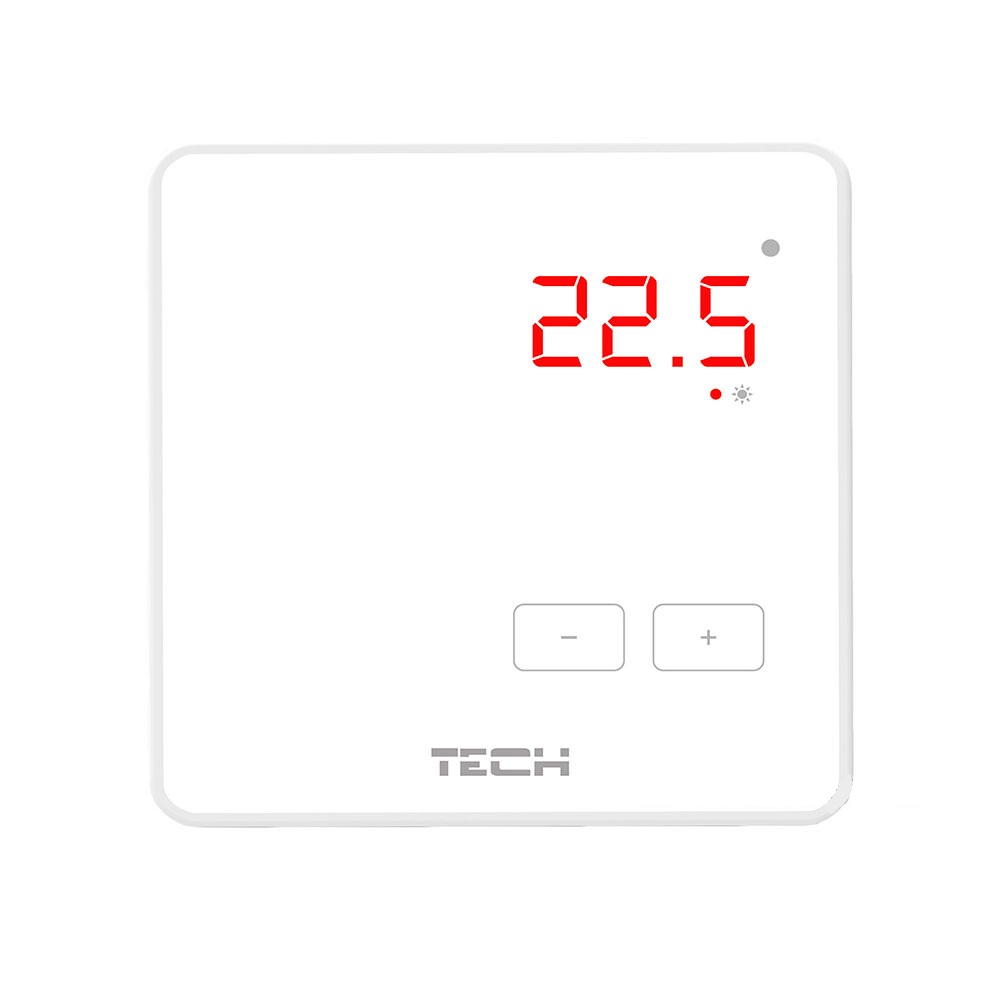 Терморегулятор Tech R-8z беспроводной комнатный, белый