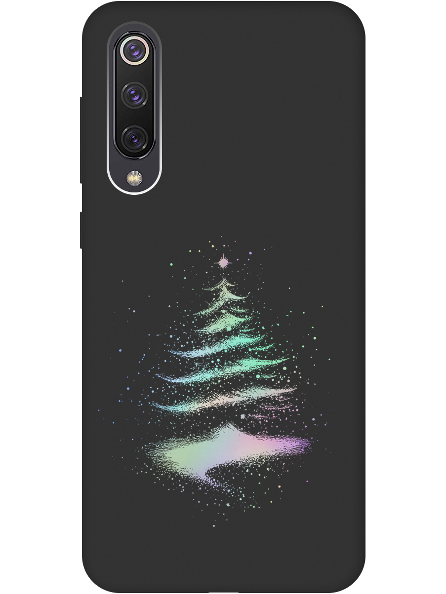

Силиконовый чехол на Xiaomi Mi 9 SE с принтом "Елочка" матовый черный, Черный;серебристый, 721347541