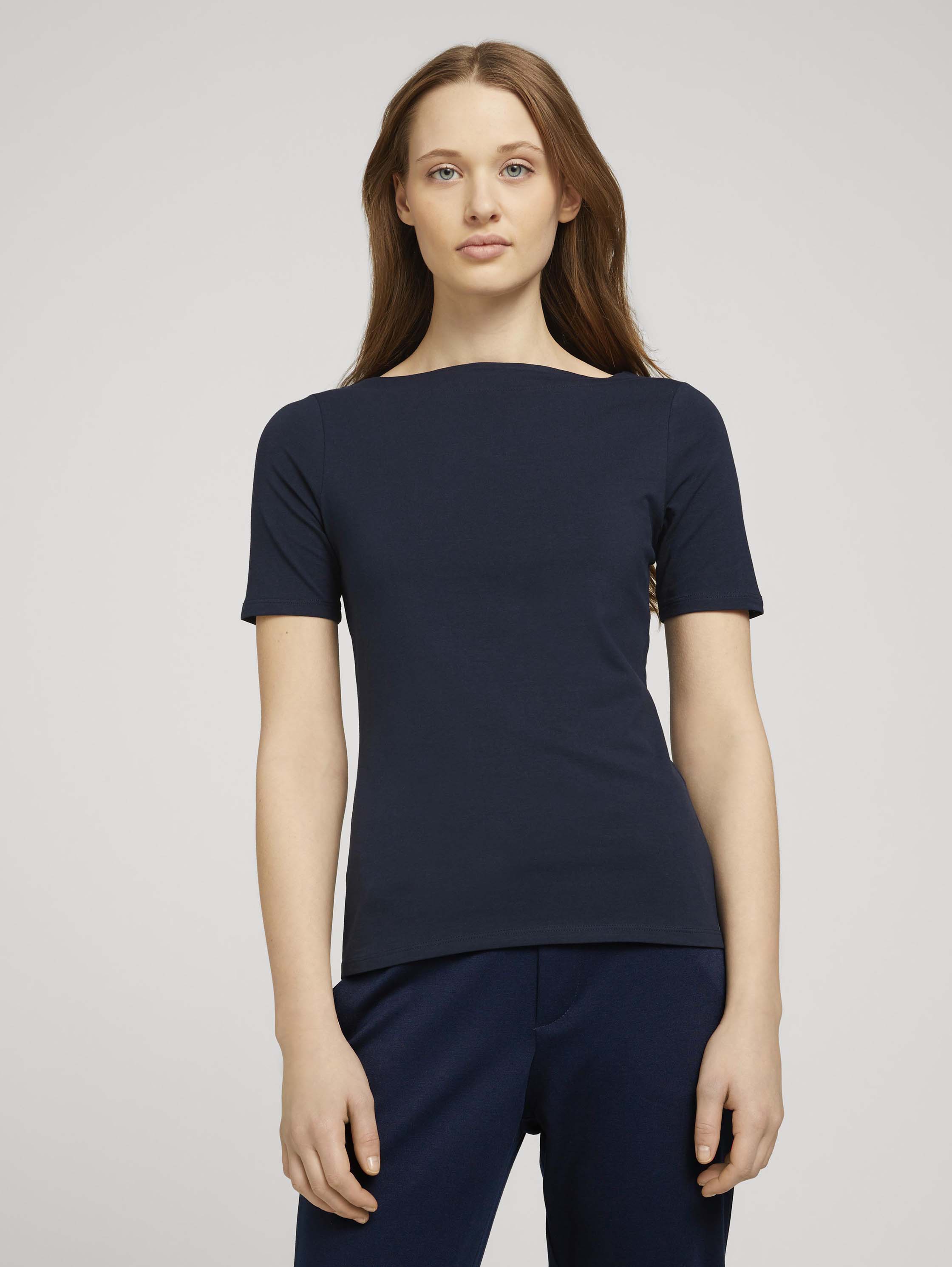 

Футболка женская TOM TAILOR 1024962 синяя L, 1024962
