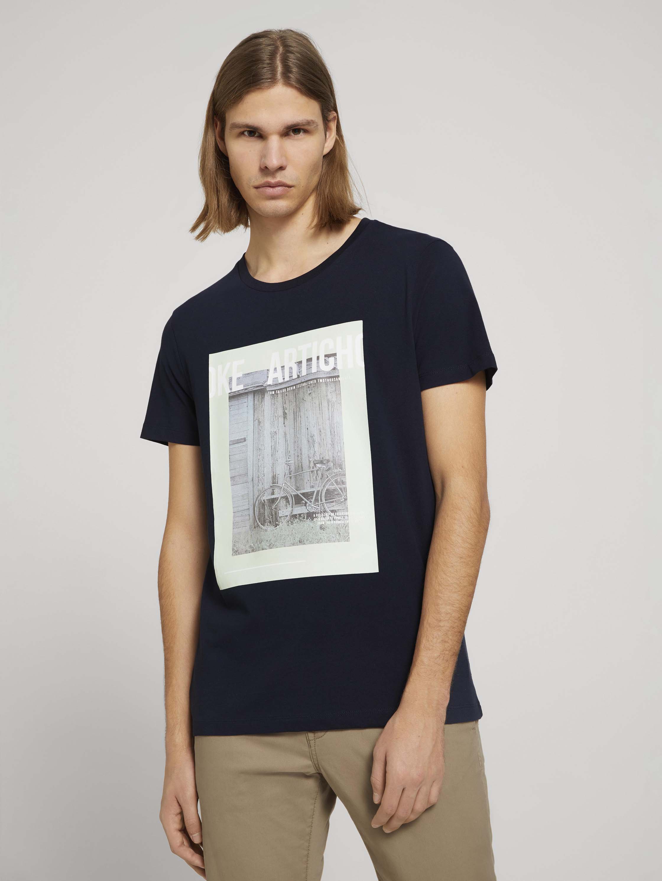 

Футболка мужская TOM TAILOR 1025599 синяя XL, 1025599