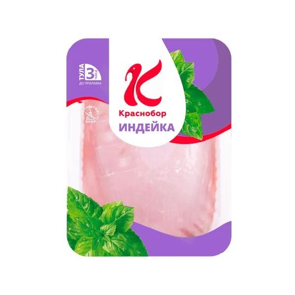 

Филе грудки индейки большое Краснобор охлажденное +-730 г