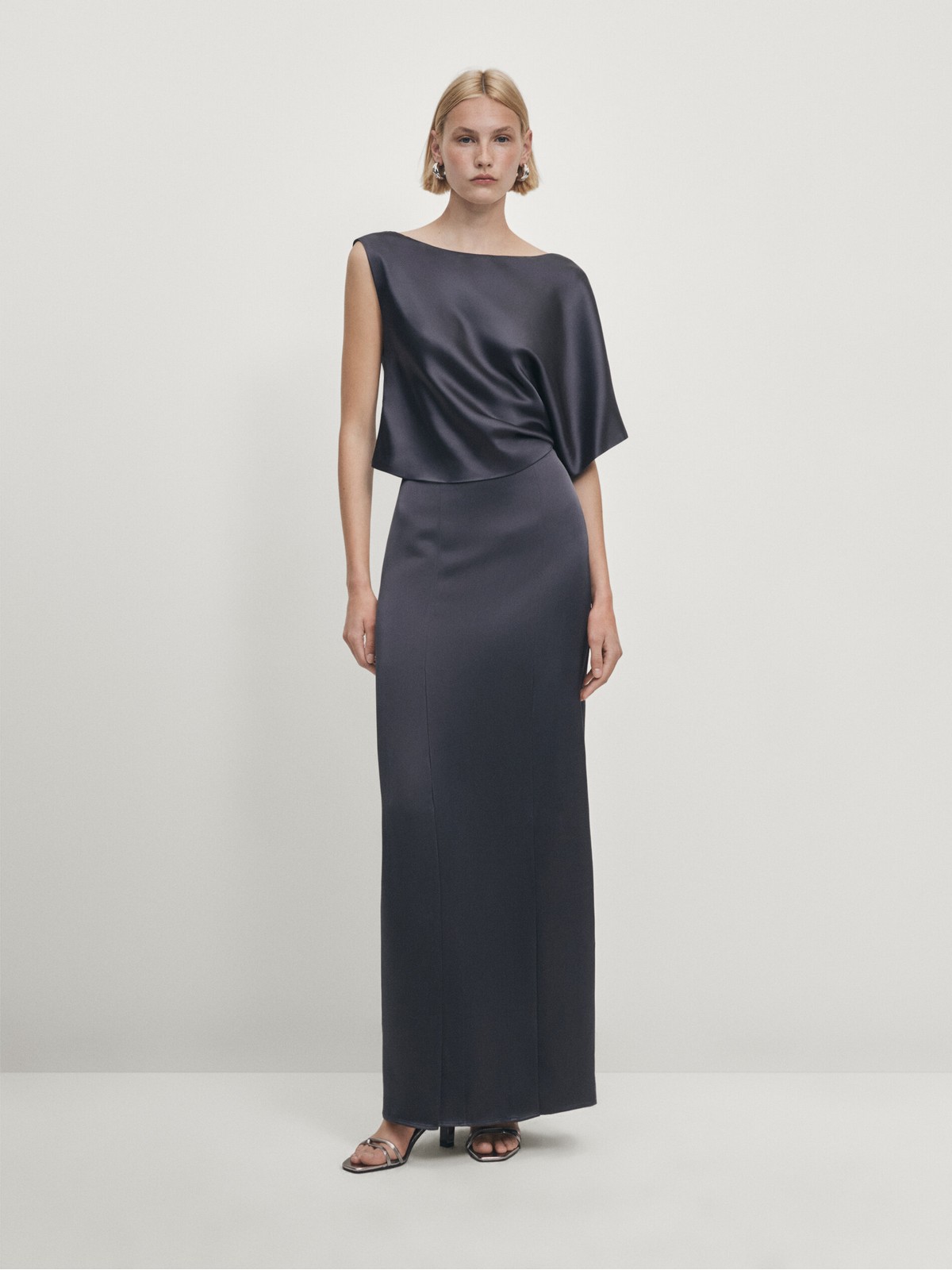 

Юбка женская Massimo Dutti 9323/952-I2024 синяя S, Синий, 9323/952-I2024
