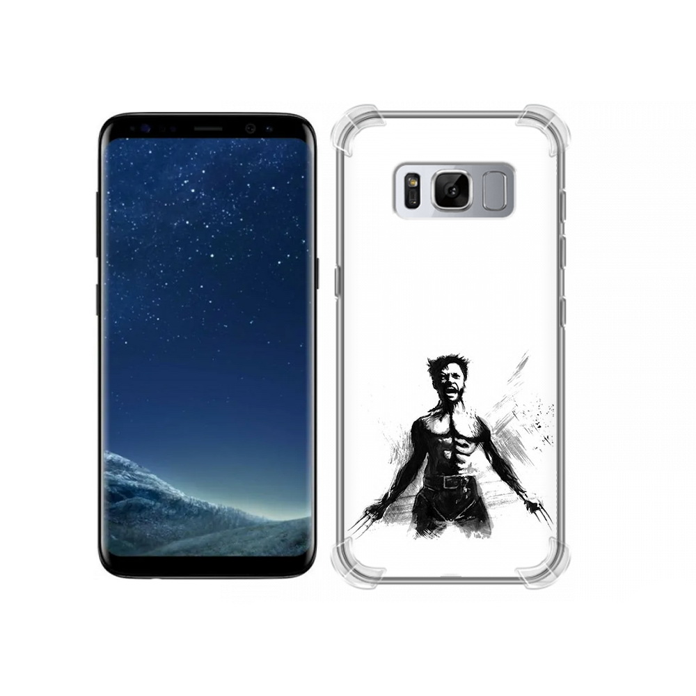 

Чехол MyPads Tocco для Samsung Galaxy S8 росомаха (PT62300.601.587), Прозрачный, Tocco