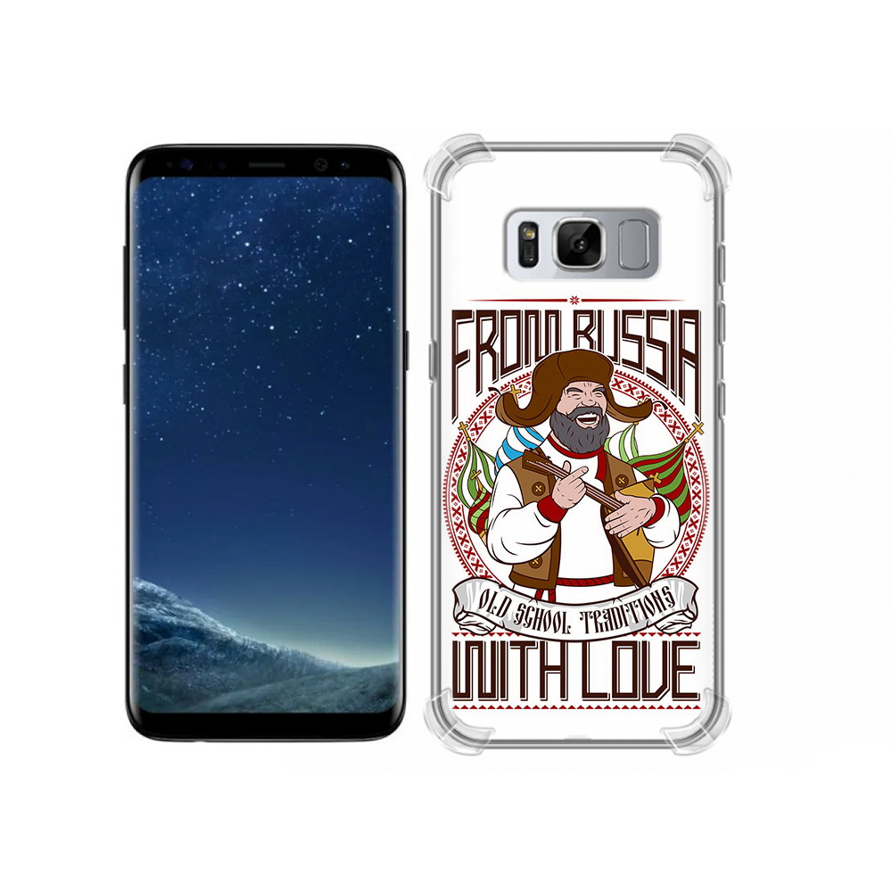 

Чехол MyPads Tocco для Samsung Galaxy S8 русский мужчина (PT62300.601.590), Прозрачный, Tocco