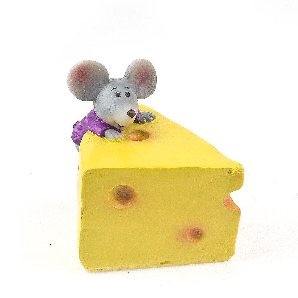 фото Копилка для денег детская мышь на сыре monte christmas 6х7х7,5 см 5750539