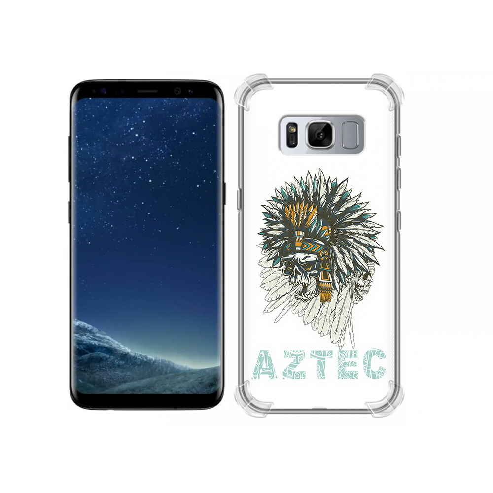 Чехол MyPads Tocco для Samsung Galaxy S8 скелет индеец (PT62300.601.602)
