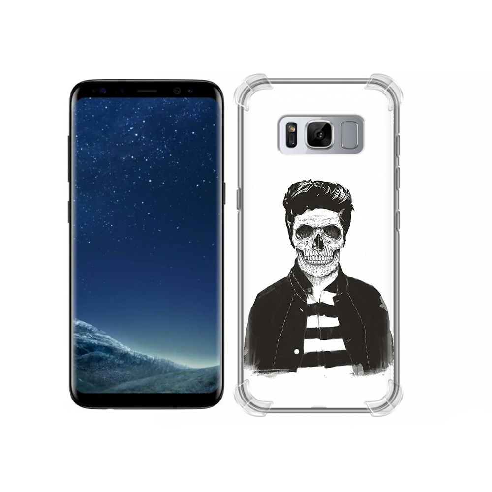 

Чехол MyPads Tocco для Samsung Galaxy S8 скелет (PT62300.601.604), Прозрачный, Tocco