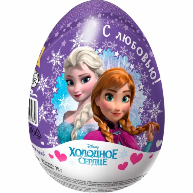 

Шоколадное яйцо Шоки-токи Disney Холодное сердце 70 г
