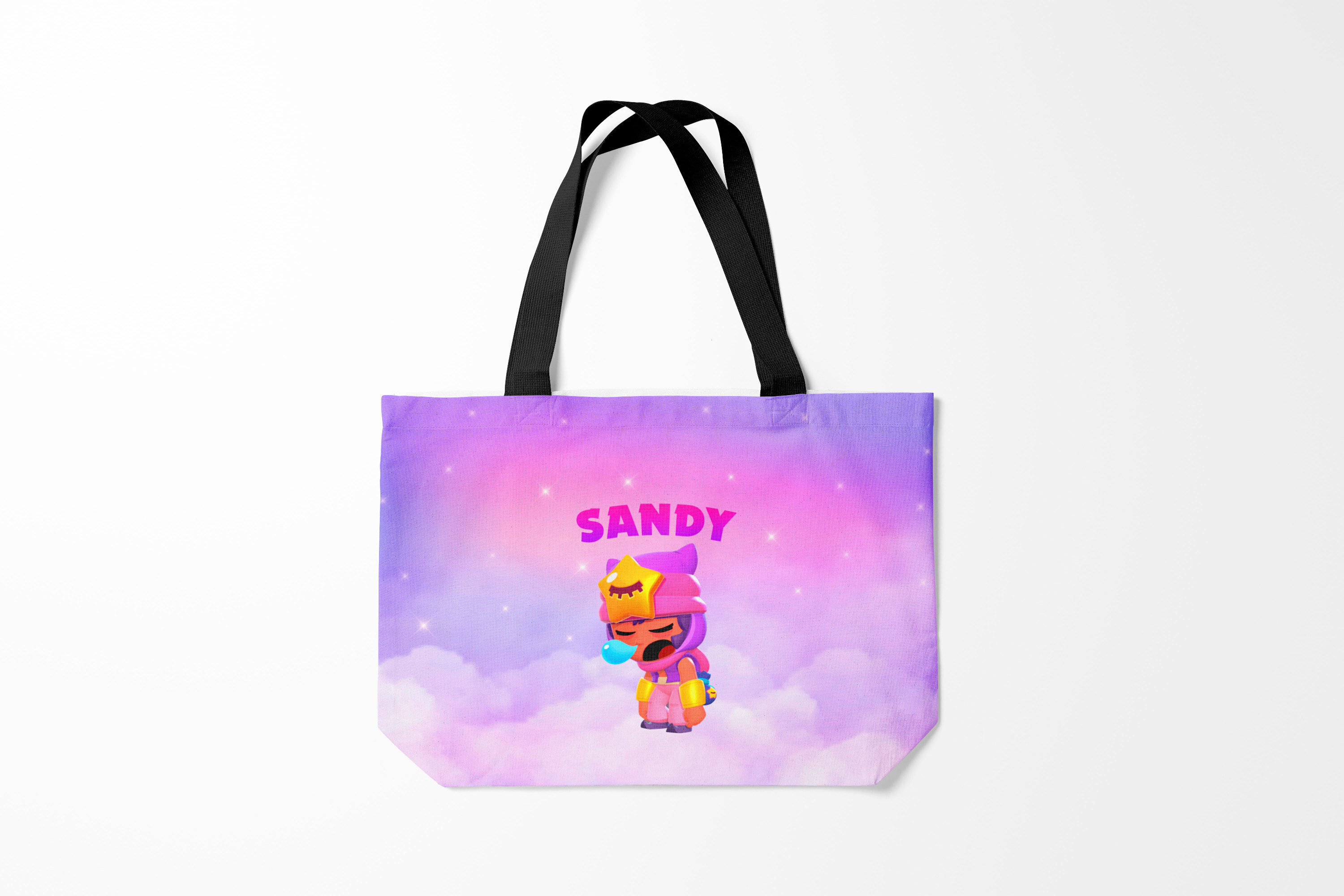 

Сумка шoппер унисекс Burnettie Brawl Stars SANDY, фиолетовый, Brawl Stars SANDY