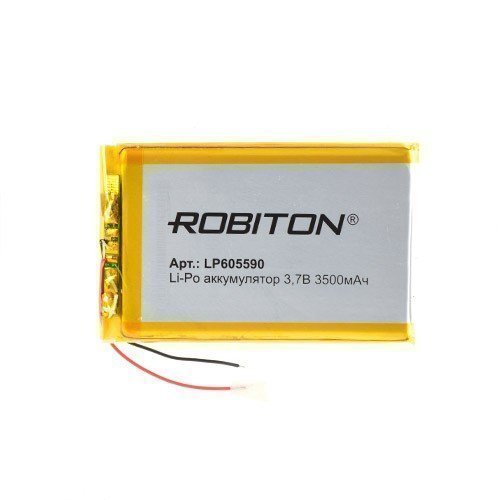 фото Аккумуляторная батарея robiton lp605590 3.7в 3500мач pk1