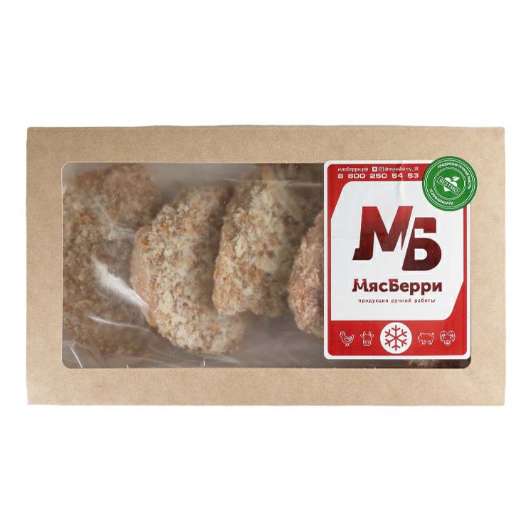 

Шницель из куриного филе МясБерри замороженный 440 г