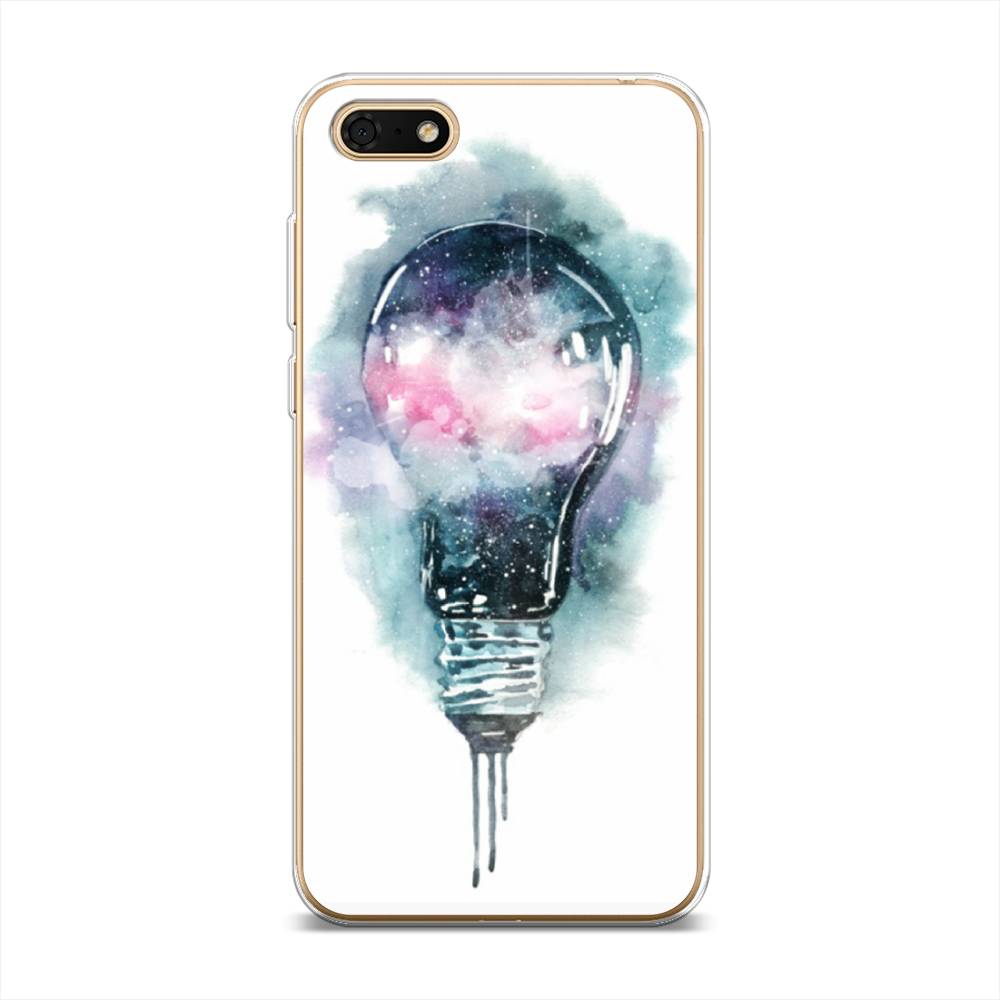 

Чехол на Huawei Honor 7A "Волшебная лампа", Белый;серый, 65950-4