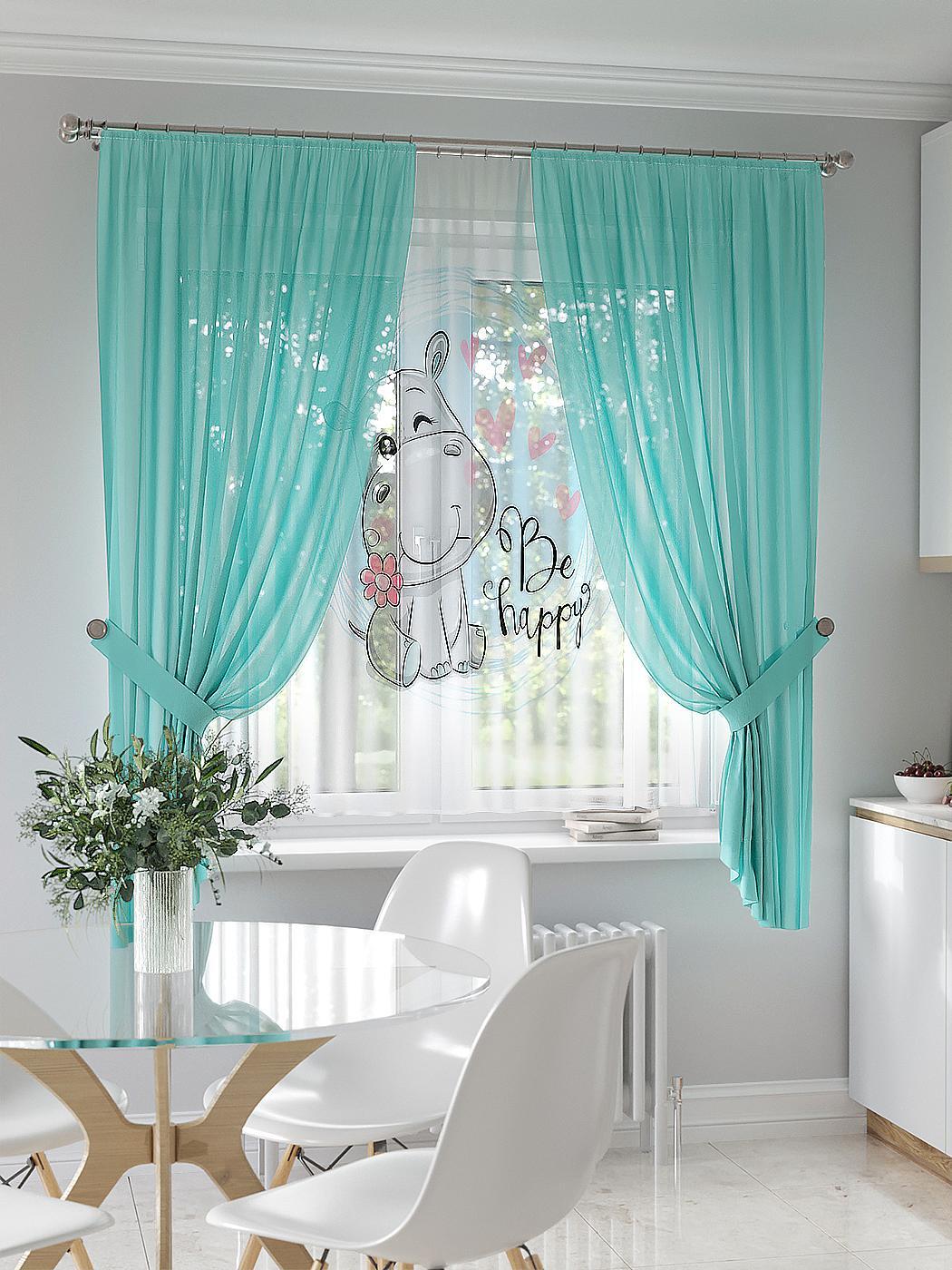 

Комплекты штор AT HOME Билонтис высота 180 см, ширина 145 см, Белый, 550190