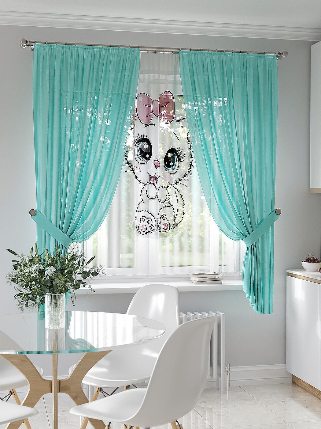 

Комплекты штор AT HOME Миликинс высота 180 см, ширина 145 см, Белый, 550191