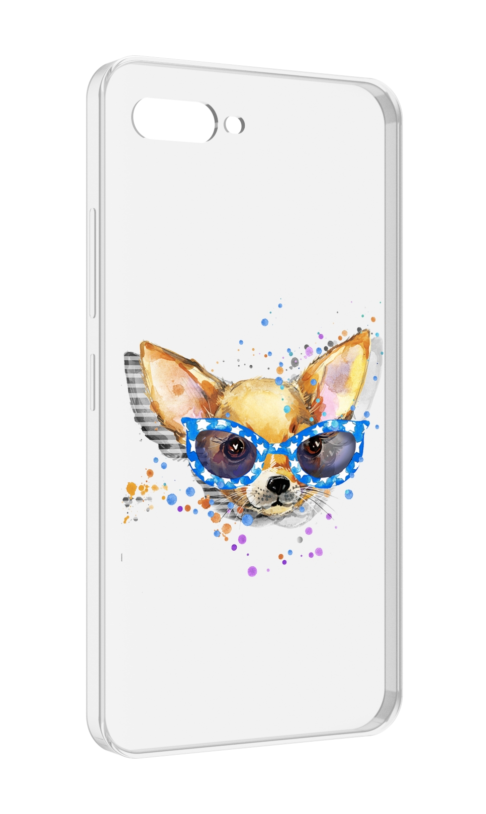 

Чехол MyPads чихуа-хуа в очках для ITEL A25 / ITEL A25 Pro / ITEL A35, Прозрачный, Tocco