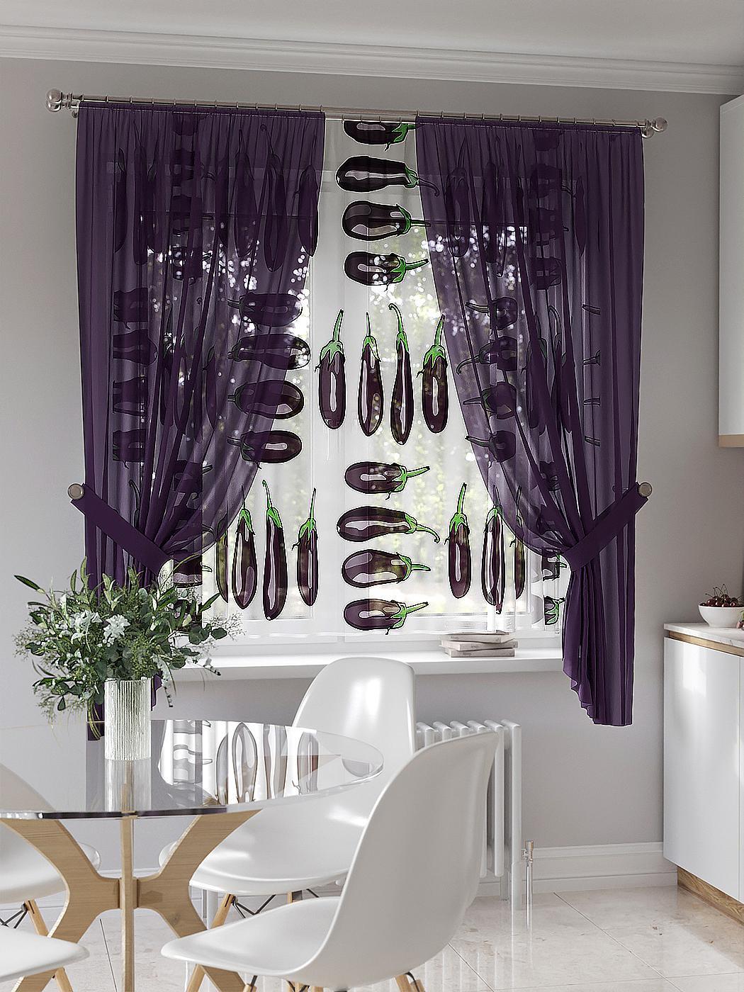 

Комплекты штор AT HOME Блонкрис высота 180 см, ширина 145 см, Белый, 550205