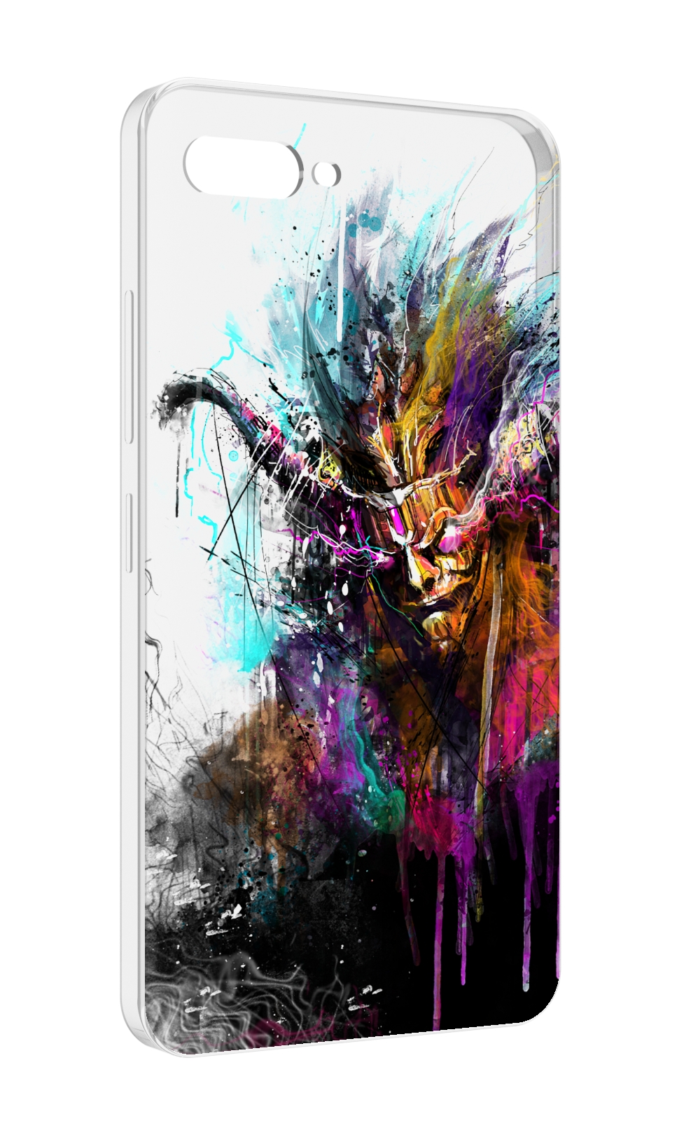

Чехол MyPads яркий дьявол для ITEL A25 / ITEL A25 Pro / ITEL A35, Прозрачный, Tocco