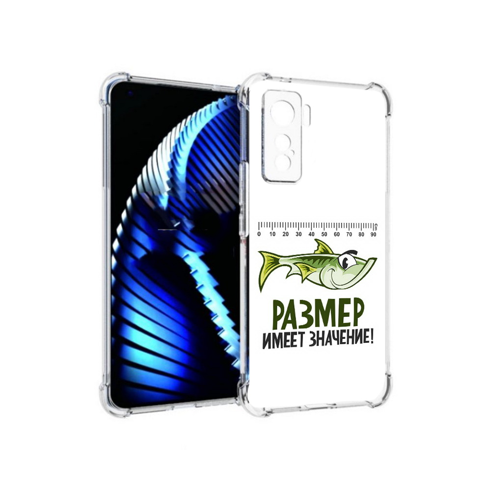 

Чехол MyPads Tocco для Vivo iQOO 5 размер не имеет значения, Прозрачный, Tocco
