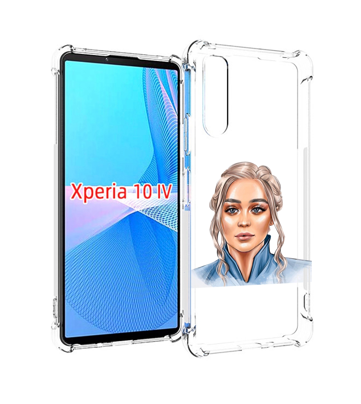 

Чехол MyPads красивая-нарисованная-девушка-блондинка женский для Sony Xperia 10 IV (10-4), Прозрачный, Tocco